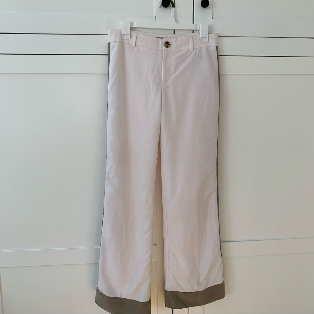 Banana Republic Light Pink Frame Wide Leg Pants Size 2